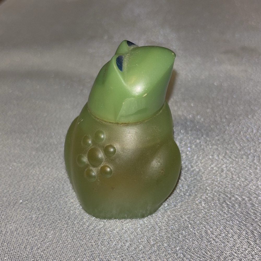 Avon vintage Emerald Prince Frog Decanter